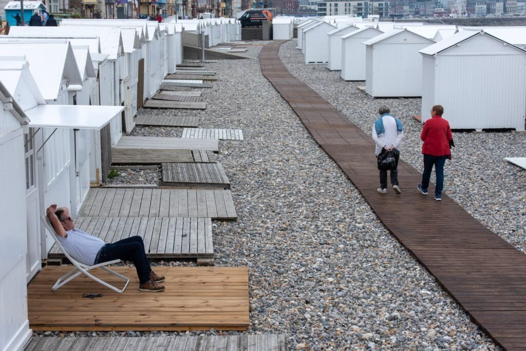Promenade en bord de mer